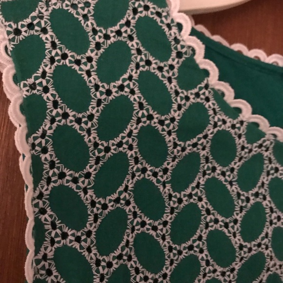 Women’s 14 CALVIN KLEIN Aria Cotton Eyelet St Patrick’s Swing Dance Dress NWT - Picture 7 of 16